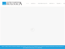 Tablet Screenshot of centrodimedicinabiologica.it